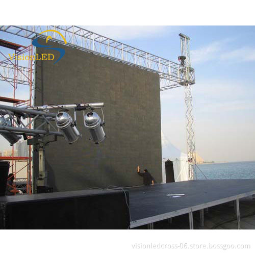 High definition prefessional manufacturer P8 outdoor led display for stage performance